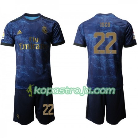 Billiga Fotbollströjor Real Madrid ISCO 22 Barn Borta tröja 2019/20 Kortärmad